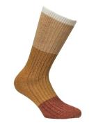 Merino Block 1-Pack Lingerie Socks Regular Socks Beige Alpacasocks&Co