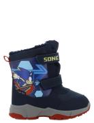 Sonic Snowboot Talvikengät Tarroilla Navy Sonic