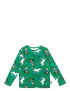Självsäker Tröja Tops T-shirts Long-sleeved T-shirts Green Pippi Langs...
