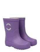 Wellies Solid Shoes Rubberboots High Rubberboots Purple Mikk-line