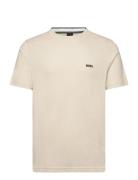 Taddy Tops T-shirts Short-sleeved Beige BOSS
