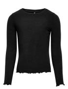 Kogamour L/S Top Jrs Noos Tops T-shirts Long-sleeved T-shirts Black Ki...