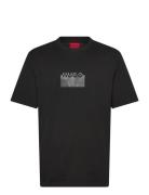 Delastio Tops T-shirts Short-sleeved Navy HUGO