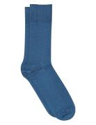 Erik Socks Underwear Socks Regular Socks Blue Mp Denmark