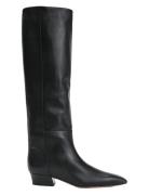 Erve Black Calf Korkeavartiset Saapikkaat Black ATP Atelier