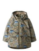 Nmmmax Pa Jacket Aop Noos Toppatakki Multi/patterned Name It