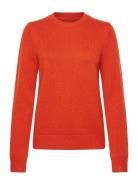 Barbour Woodhouse Knitted Jumper Tops Knitwear Jumpers Orange Barbour