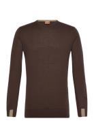 Mmgadam Soft Knit Tops Knitwear Round Necks Brown Mos Mosh Gallery