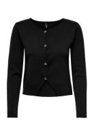 Onlscarlett Ls Button Cardigan Knt Tops Knitwear Cardigans Black ONLY