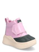 Childrens Out N About Iv Strap Wp Talvikengät Tarroilla Pink Sorel