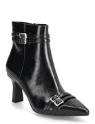 Women Boots Shoes Boots Ankle Boots Ankle Boots With Heel Black Tamari...
