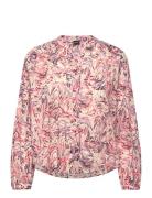 C_Berday_1 Tops Blouses Long-sleeved Pink BOSS