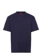 Dapolino Designers T-shirts Short-sleeved Navy HUGO