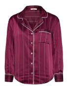 Dayana - Long Sleeves Shirt Toppi Burgundy Etam