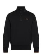 Half Zip Sweatshirt Tops Sweat-shirts & Hoodies Sweat-shirts Black Fre...