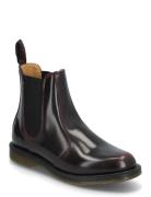 Flora Shoes Chelsea Boots Burgundy Dr. Martens