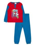Pyjama Pyjamasetti Pyjama Blue Spider-man