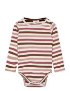 Tnsbpama L_S Rib Body Pitkähihainen Body Multi/patterned The New