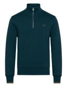 Half Zip Sweatshirt Tops Sweat-shirts & Hoodies Sweat-shirts Blue Fred...