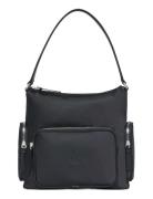 Pocket Nylon Satchel Bags Top Handle Bags Black Calvin Klein
