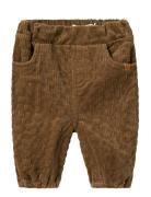 Nbmosmund Loose Cord Pant 4241-Sd Lil Bottoms Trousers Brown Lil'Ateli...