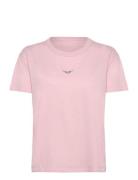 Marta Pcl Wings Strass Tops T-shirts & Tops Short-sleeved Pink Zadig &...