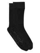 Yvonne Socks - Anti-Slip Lingerie Socks Regular Socks Black Mp Denmark