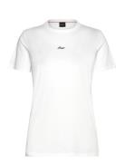 C_Elogo_5_S Tops T-shirts & Tops Short-sleeved White BOSS