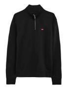 Original Hm 1/4 Zip Blacks Tops Sweat-shirts & Hoodies Sweat-shirts Bl...