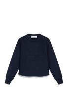Mschthami Pullover Tops Knitwear Jumpers Navy MSCH Copenhagen
