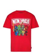 Lwtaffy 621 - T-Shirt S/S Tops T-shirts Short-sleeved Red LEGO Kidswea...