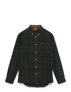 Barbour Blair Tailored Tartan Cord Shirt Tops Shirts Casual Green Barb...