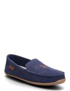 Brenan Suede Slipper Aamutossut Tohvelit Navy Polo Ralph Lauren