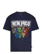 Lwtaffy 621 - T-Shirt S/S Tops T-shirts Short-sleeved Navy LEGO Kidswe...