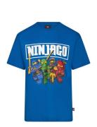 Lwtaffy 621 - T-Shirt S/S Tops T-shirts Short-sleeved Blue LEGO Kidswe...