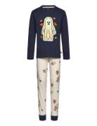 Lwagan 710 - Pyjamas Pyjamasetti Pyjama Navy LEGO Kidswear