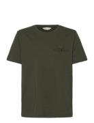 Reg Tonal Shield Ss T-Shirt Tops T-shirts & Tops Short-sleeved Khaki G...
