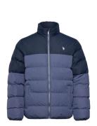 Aleks Reg Th Uspa M Otw Vuorillinen Takki Topattu Takki Navy U.S. Polo...