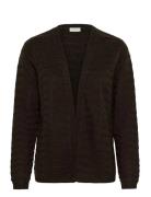 Kaemria Short Cardigan Tops Knitwear Cardigans Brown Kaffe