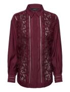 Cmmolly-Shirt Tops Shirts Long-sleeved Burgundy Copenhagen Muse