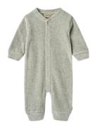 Jumpsuit L/S Avery Pitkähihainen Body Grey Wheat