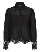 Cmmolly-Shirt Tops Shirts Long-sleeved Black Copenhagen Muse