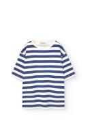 Stripes Navy Collie T-Shirt Tops T-shirts Short-sleeved Navy THE ANIMA...