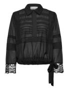 Ferdie Tops Shirts Long-sleeved Black Munthe