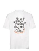 Wwasa Baby Face Tshirt Tops T-shirts Short-sleeved White WOOD WOOD