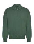 Sdowney Tops Sweat-shirts & Hoodies Sweat-shirts Green Solid