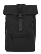 Rolltop Rucksack W3 Reppu Laukku Black Rains