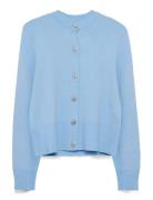 Yaspimi Ls Knit Cardigan S. - D2D Tops Knitwear Cardigans Blue YAS