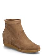 Emmy S Shoes Boots Ankle Boots Ankle Boots Flat Heel Brown WODEN