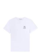 Popincourt Un Cafe Svp / Gots Tops T-shirts Short-sleeved White Maison...